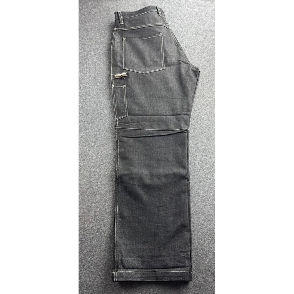 Vintage Rocawear Jeans Mens 38x34 Baggy Carpenter Deep‎ Black Hip Hop Skater Y2k